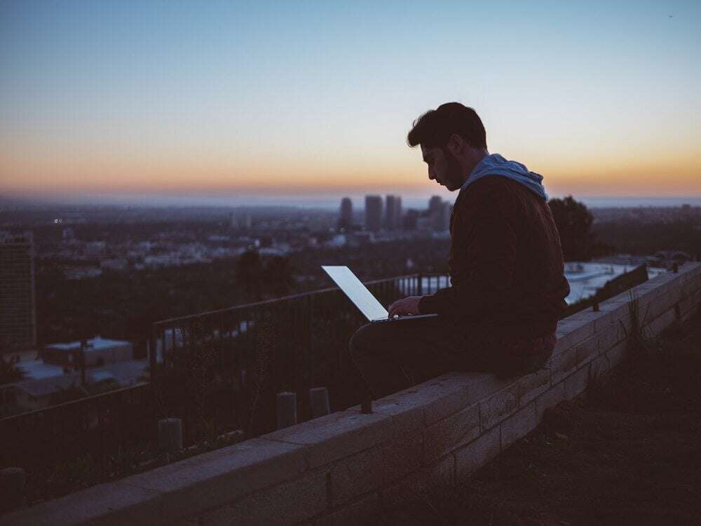 freelance economy - work on the roof at home